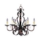 Maxim Lighting International Chandelier in Oil Rubbed Bronze Finish 20612OI