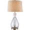 Dimond Modern Table Lamp in Clear Glass and Chrome Finish D1975