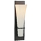 Modern Single-Light Sconce with White Glass