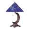 Design Classics Blue Moon Tiffany Table Lamp 1612 BZ