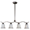 Energy Star Qualified Four-Light Island Pendant