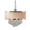 The Uttermost Company Three-Light Drum Shade Pendant with Crystal Accents 21908
