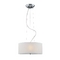 White Drum Shade Pendant