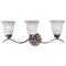 Energy Star Qualified Three-Light Bathroom Fixture