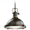 Kichler Lighting Nautical Pendant Light with Fresnel Glass Lens 2665OZ