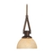 Mini-Pendant with Mojave Glass Shade