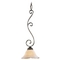 Murray Feiss Import Co. Mini-Pendant Light with Beige / Cream Glass P1071CB