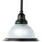 Mini-Pendant with Satin Etched Glass