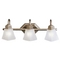 Three-Light Bathroom Fixture 