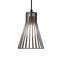 Design Classics Mini-Pendant with Silver Slatted Shade 815 SIL