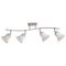 Quoizel Lighting Modern Directional Spot Light with White Glass in Nickel Finish DH1404AN