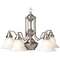 Five-Light Chandelier with Center Downlight