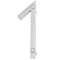 Brushed Nickel House Number