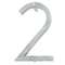 Brushed Nickel House Number