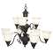 Nine-Light Chandelier