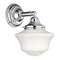 Design Classics Schoolhouse Sconce in Chrome Finish WC1-26 / GC6