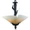 Convertible Ceiling Fixture with Floral Design