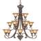 Fifteen-Light Chandelier