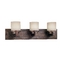 Three-Light Transitional Style Energy Star Bathroom Fixture