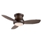 Minka Aire 52-Inch Hugger Ceiling Fan with Three Blades and Light Kit F519-ORB