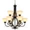 Nine-Light Chandelier 