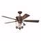 52-Inch Ceiling Fan with Five Blades and Light Kit