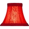 Lite Source, Inc. Red Bell Lamp Shade with Clip-On Assembly CH520-6