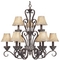 Nine-Light Chandelier 
