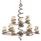 Nine-Light Ceiling Fixture
