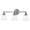 Three-Light Bathroom Fixture