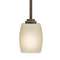Mini-Pendant with Umber Glass