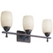 Three-Light Energy Star Qualified Bathroom Fixture 