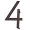 Bronze House Number