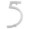 Brushed Nickel House Number