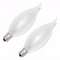 Sylvania 60-Watt B10 Candelabra Bulb SY 60B10C/W/BL/2PK 120V