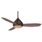 Minka Aire Wet Rated Ceiling Fan with Three Blades and Light Kit F577-ORB