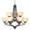 Nine-Light Chandelier