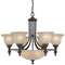 Nine-Light Chandelier 