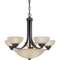 Dolan Designs Bronze Chandelier with Center Bowl 208-78