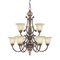 Nine-Light Chandelier