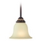 Dolan Designs Mini-Pendant with Carmelized Glass 2641-211