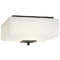 Three-Light Flushmount Ceiling Fixture