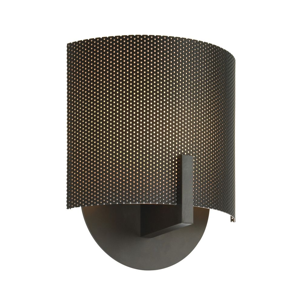 Modern Sconce Wall Light in Black Bronze Finish 1728.32P Destination Lighting