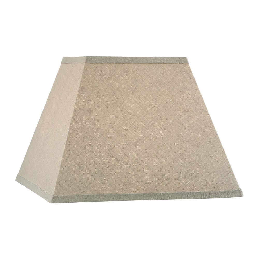 Beige Square Lamp Shade with Spider Assembly 160144 Destination Lighting