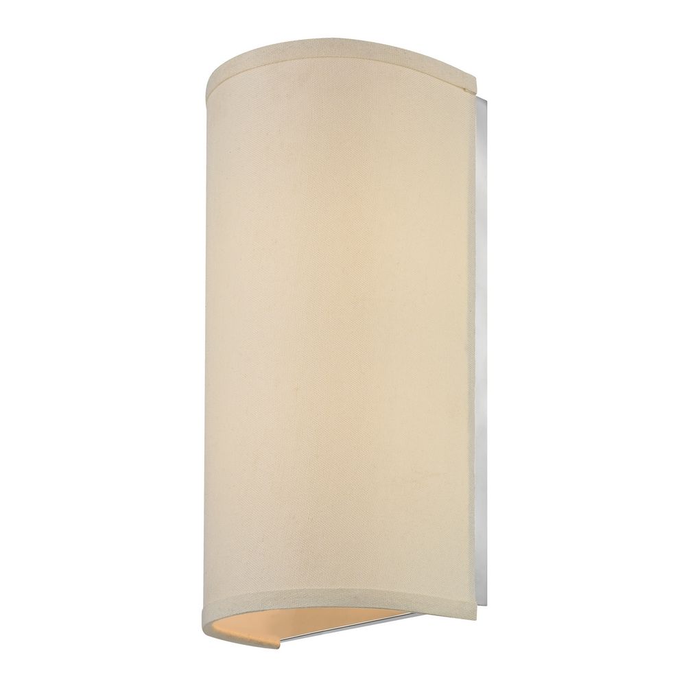 Sconce Light with Beige Fabric Shade 283-09 Destination Lighting