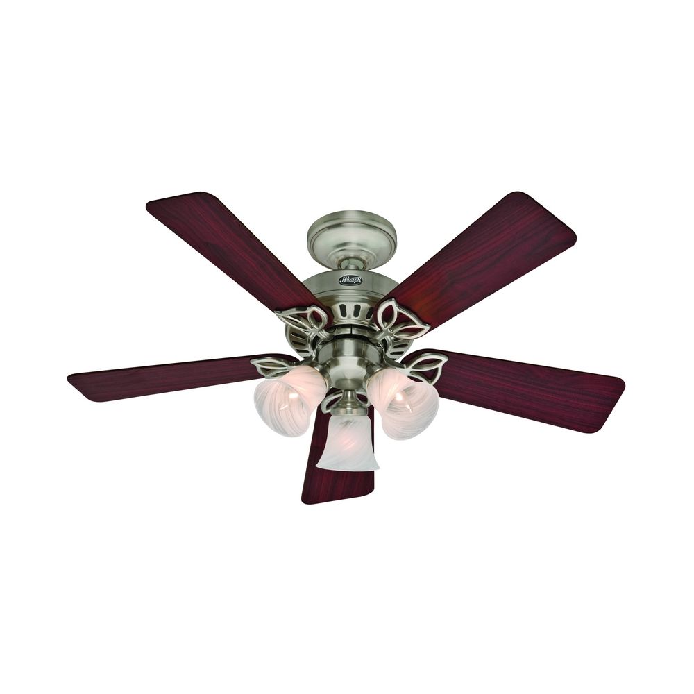 Fan Company Hunter Fan Company the Beacon Hill Brushed Nickel Ceiling ...