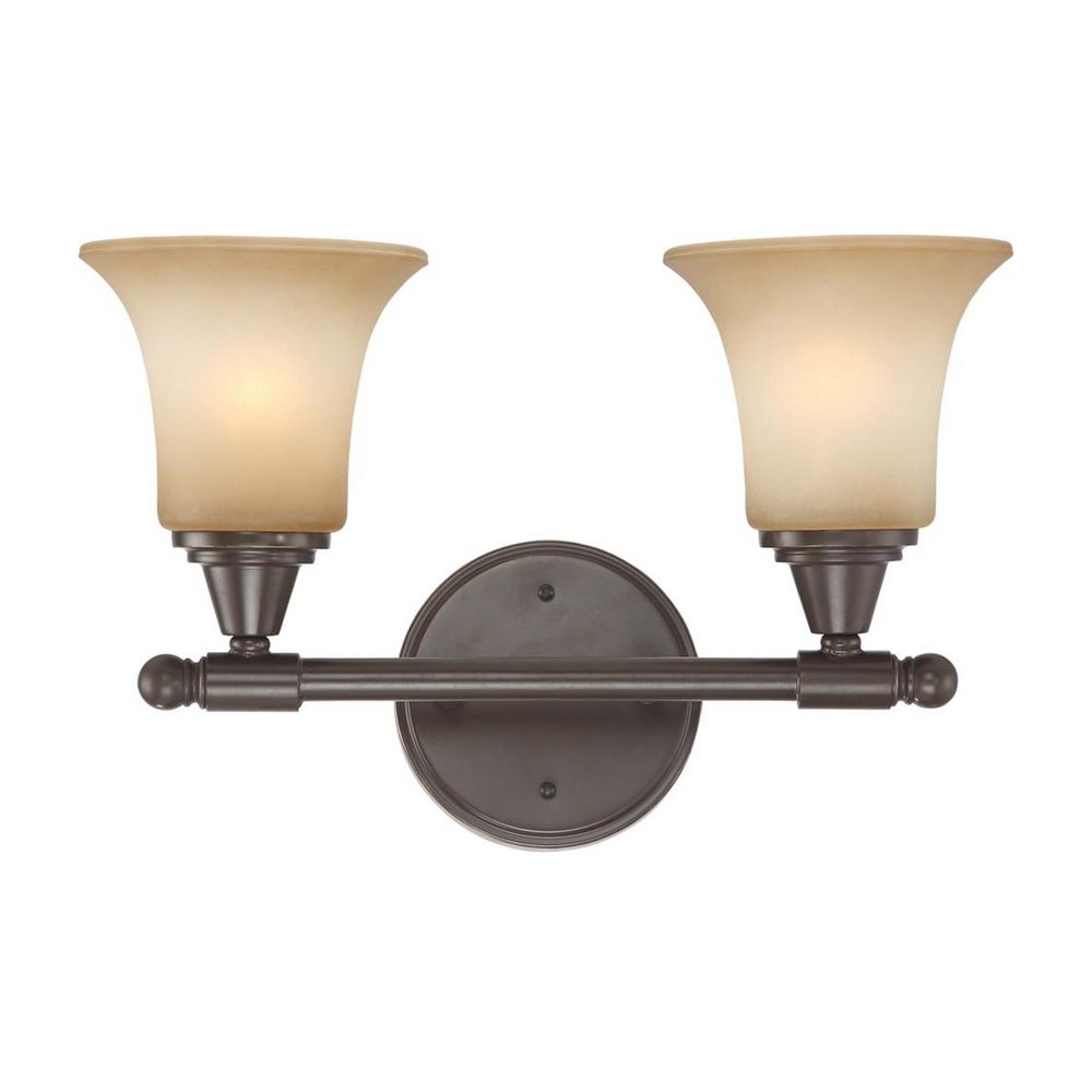 Modern Bathroom Light with Beige / Cream Glass in Vintage Bronze Finish 60/4162 Destination ...