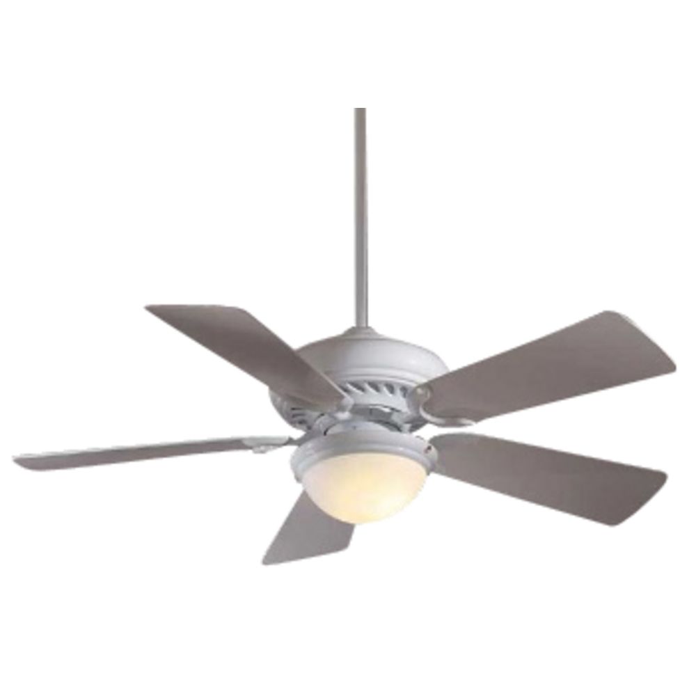 44-Inch Supra Ceiling Fan with Five Blades and Light Kit ...