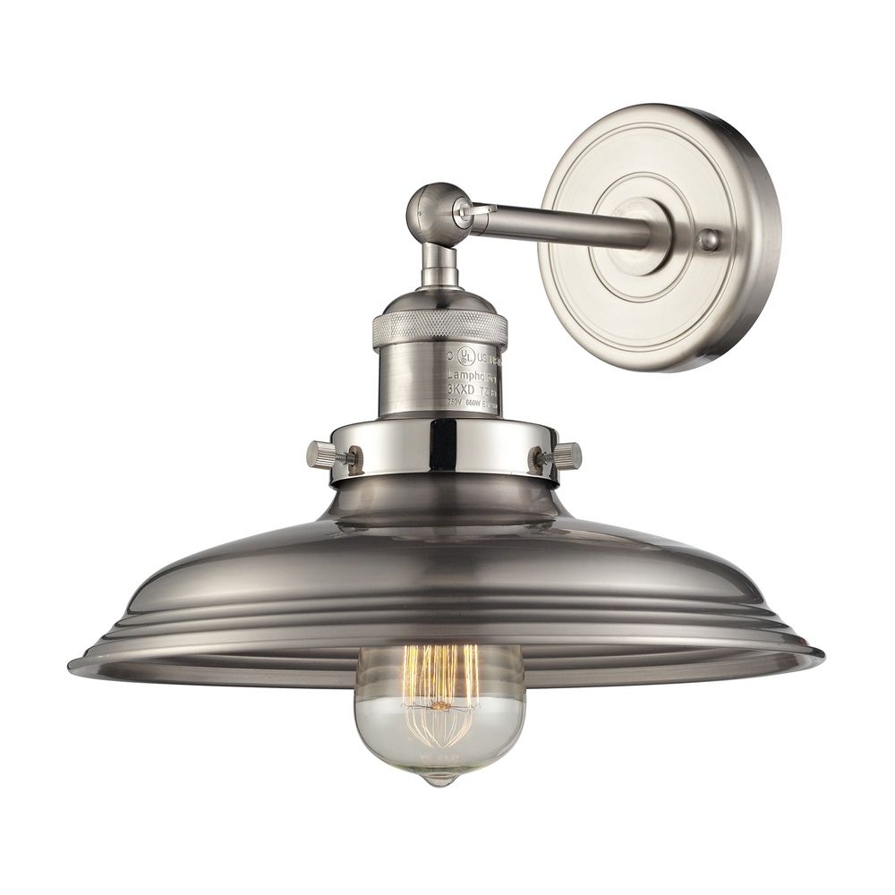 Sconce Wall Light in Satin Nickel Finish 55020/1 Destination Lighting