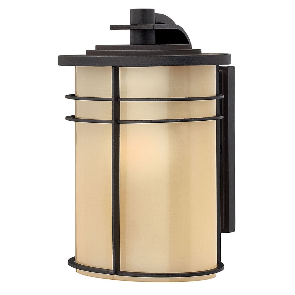 Outdoor Wall Light with Beige / Cream Glass in Museum Bronze Finish 1120MR-GU24 Destination ...